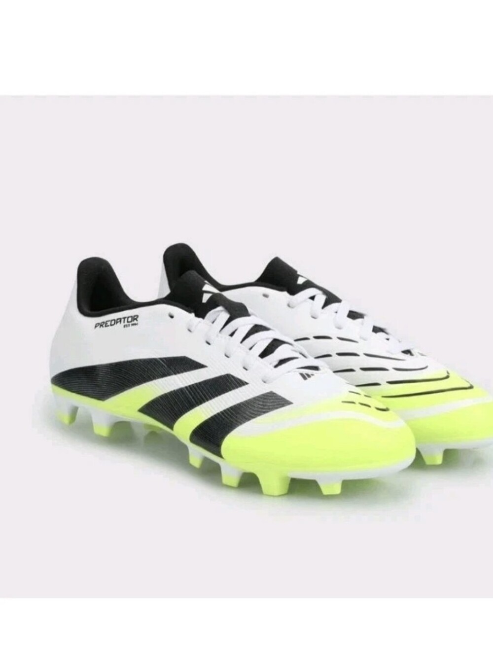 Men's Adidas Predator Club FG/MG White Soccer Cleats | JH8847